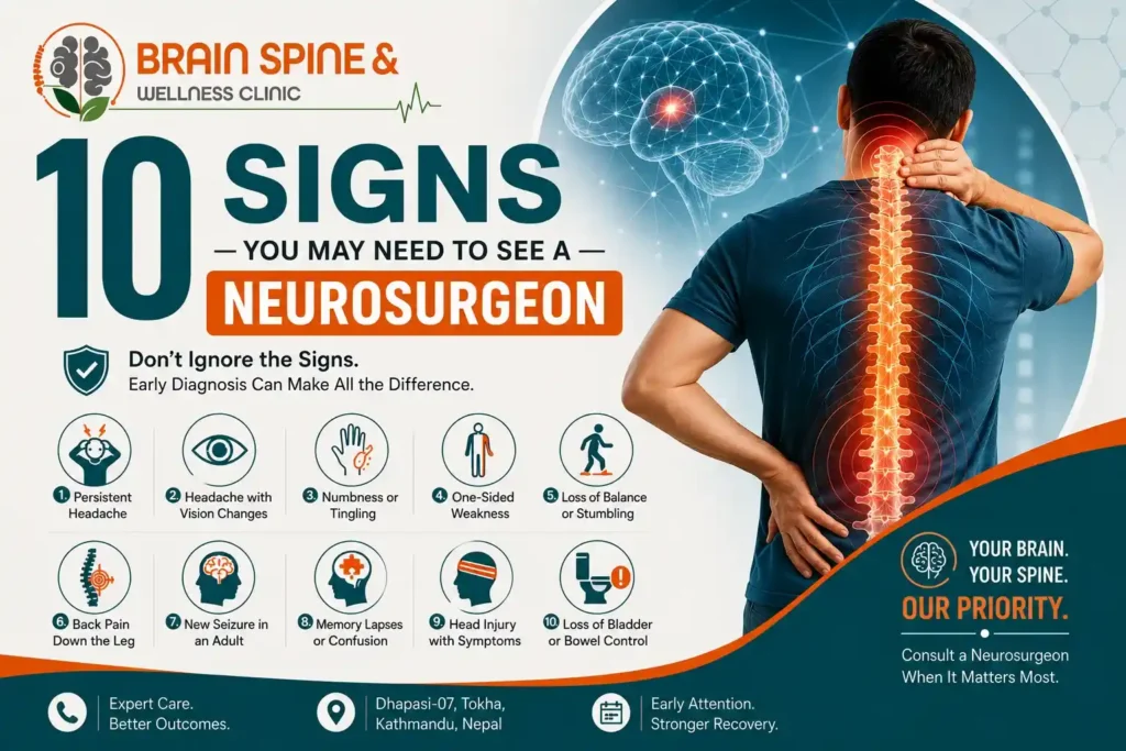 Neurosurgeon a brain and spine
